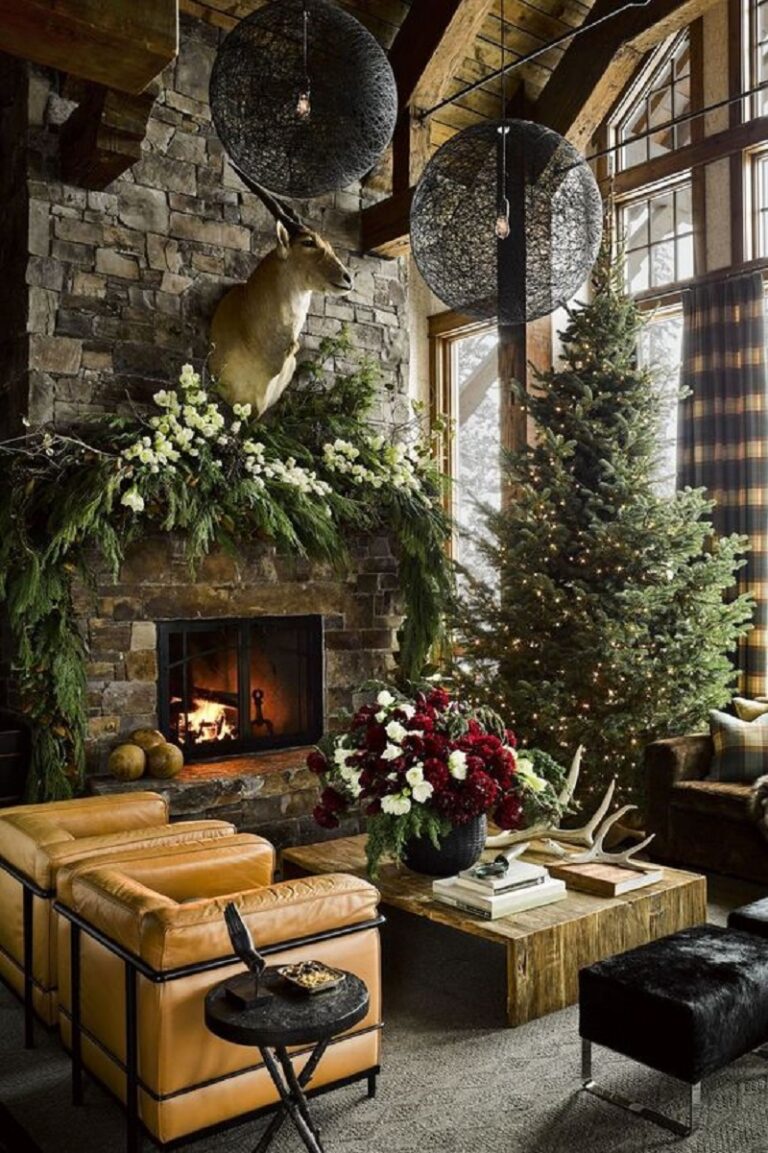 The Living Room The Perfect Place to Decorate the Pine Tree